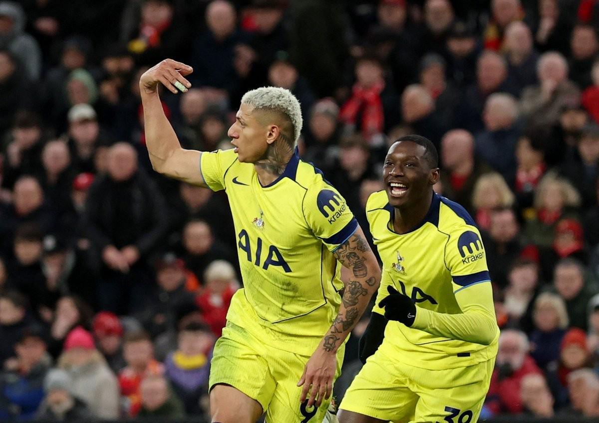 开云官网-里沙利松英超客战利物浦已打入5球，仅次于安迪-科尔